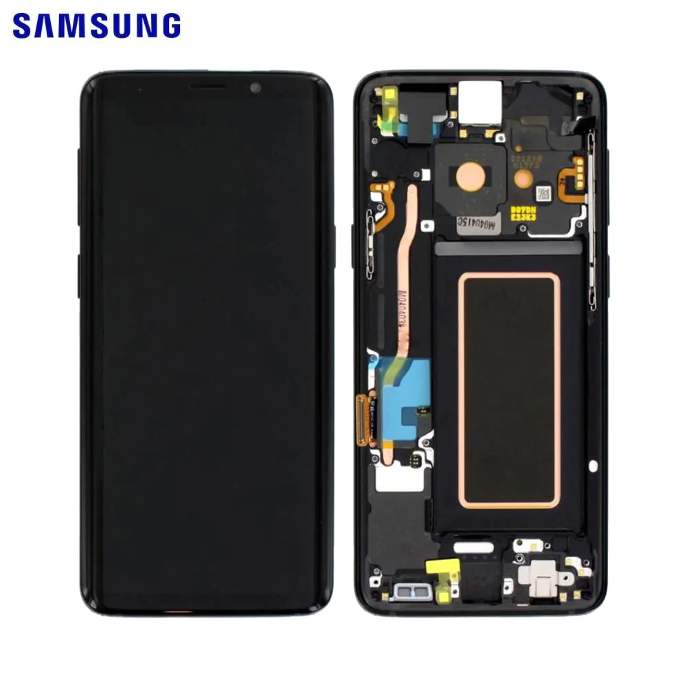 SAMSUNG DISPLAY G960F S9 WITH FRAME MIDNIGHT BLACK