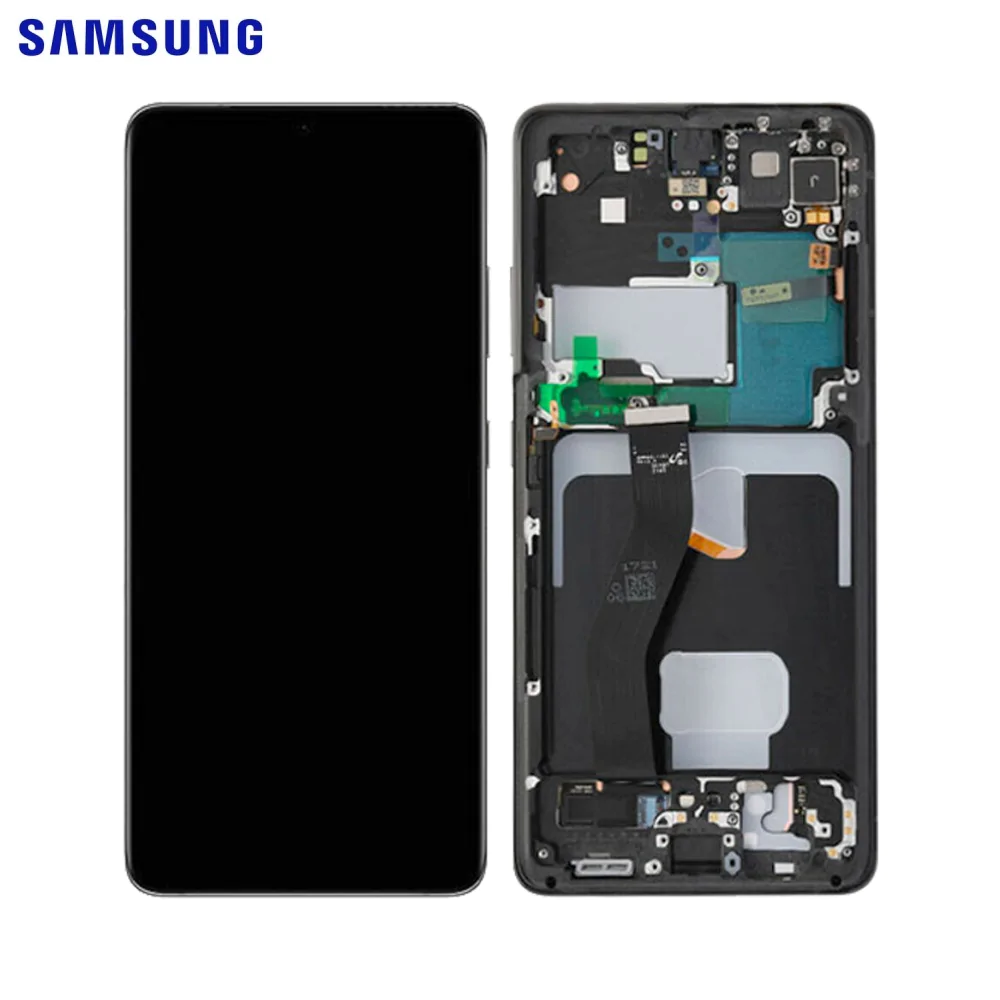 SAMSUNG DISPLAY G998B S21 ULTRA 5G WITHOUT FRONT CAM PHANTOM BLACK