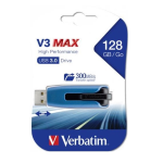 VERBATIM PEN DRIVE V3 MAX STORE'N'GO 128GB USB3.0 (49808) BLU