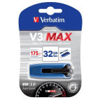 VERBATIM PEN DRIVE V3 MAX STORE'N'GO 32GB USB3.0 (49806) BLU