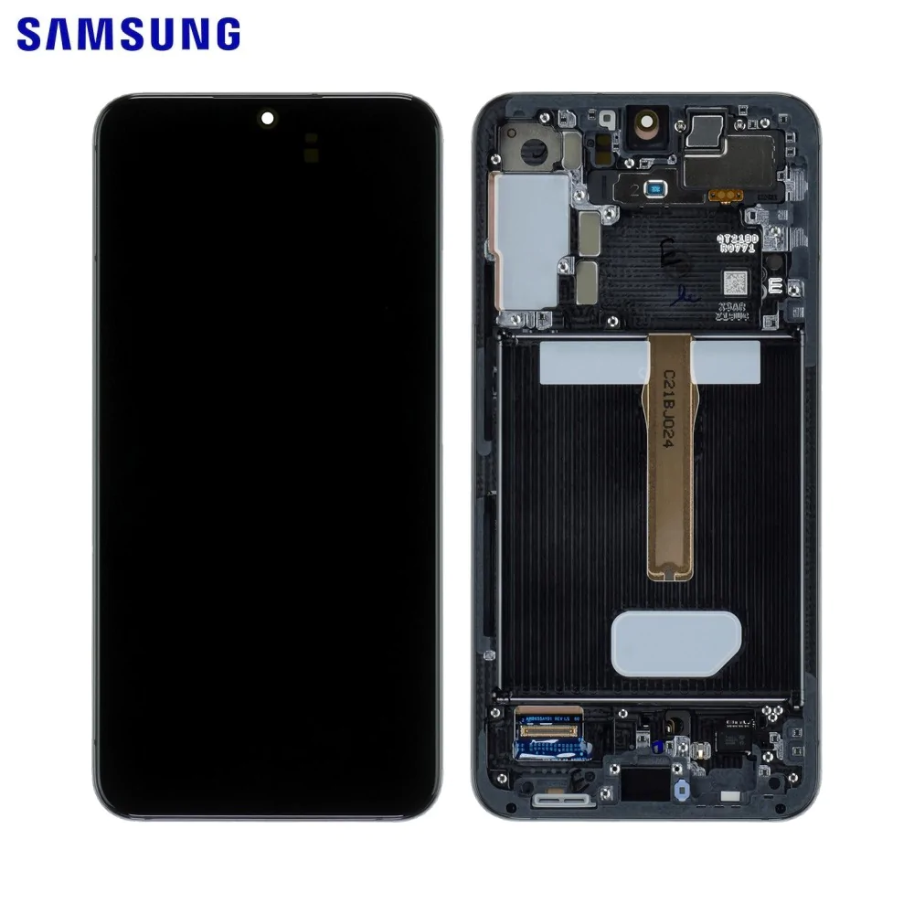 SAMSUNG DISPLAY S906B S22 PLUS WITH FRAME PHANTOM BLACK