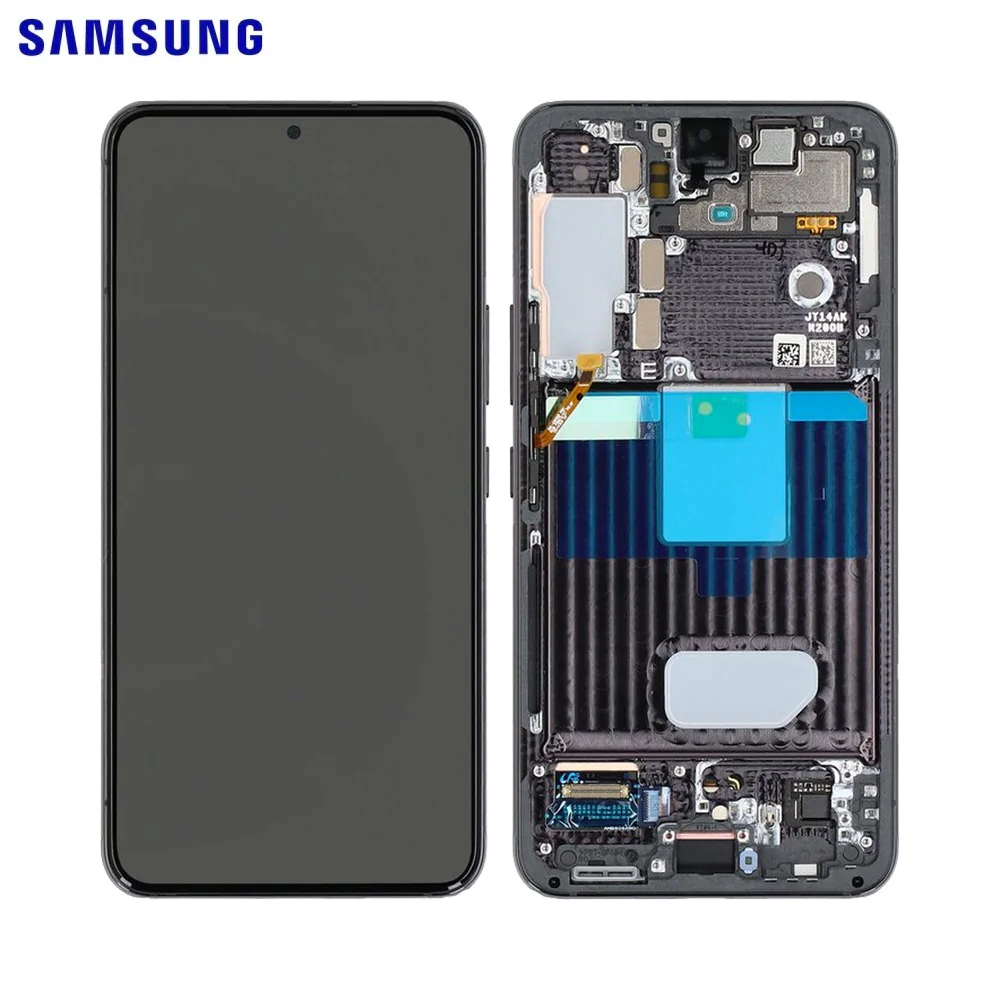 SAMSUNG DISPLAY S901B S22 WITH FRAME PHANTOM BLACK
