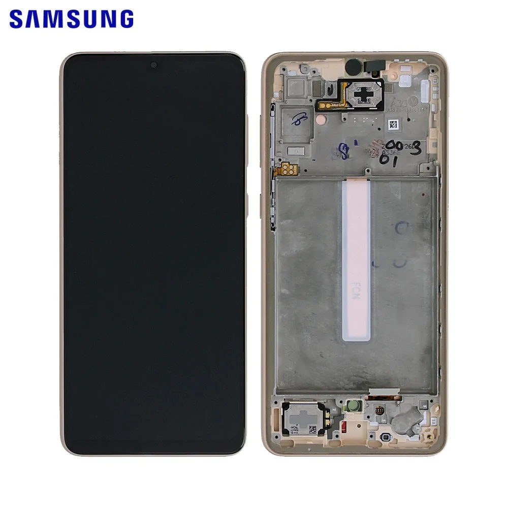 SAMSUNG DISPLAY A336B A33 WITH FRAME ORANGE