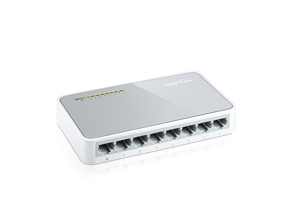 TP-LINK HUB SWITCH RETE 8 PORTE 10/100 TL-SF1008D