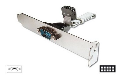 DIGITUS CAVO CON STAFFA METALLICA INT/EST SERIALE RS232 (AK575)
