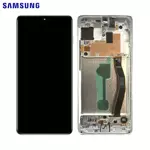 SAMSUNG DISPLAY G770F S10 LITE WITH FRAME PRISM WHITE