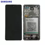 SAMSUNG DISPLAY A725F A72 WITH FRAME AND BATTERY VIOLET