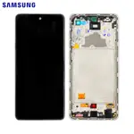 SAMSUNG DISPLAY A725F A72 WITH FRAME WHITE