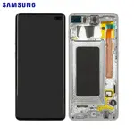 SAMSUNG DISPLAY G975F S10 PLUS WITH FRAME PRISM WHITE