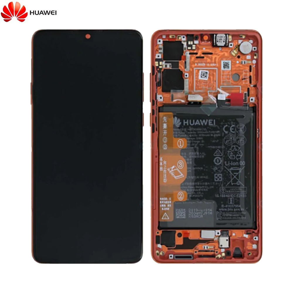 HUAWEI DISPLAY P30 WITH FRAME AND BATTERY AMBER SUNRISE
