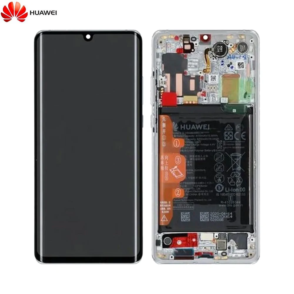 HUAWEI DISPLAY P30 PRO WITH FRAME AND BATTERY SILVER FROST