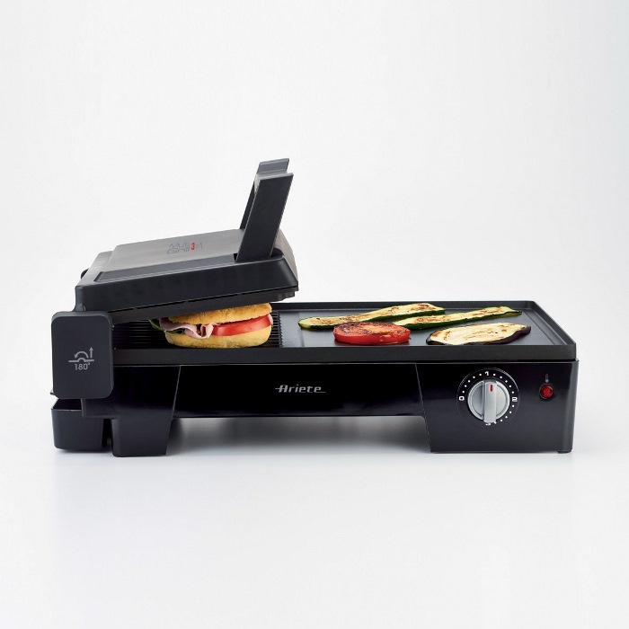 ARIETE GRIGLIA ELETTRICA DA TAVOLO MULTI GRILL 3 IN 1 (1916)
