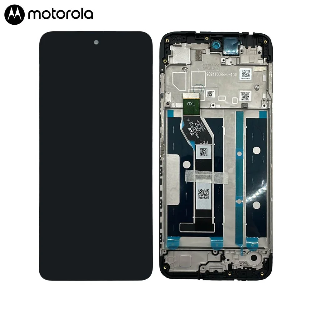 MOTOROLA DISPLAY MOTO E15 WITH FRAME BLACK