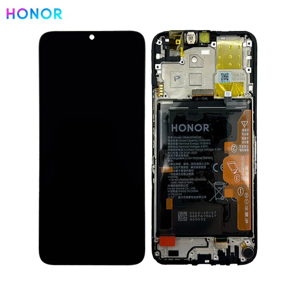 HONOR DISPLAY X5 PLUS / X6a WITH FRAME AND BATTERY BLACK