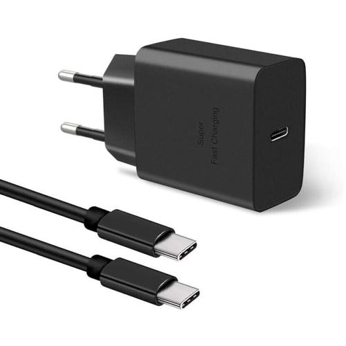 Samsung Wall Charger USB-C 45W 5A Data cable 1.8m black EP-T4511XBE, blister