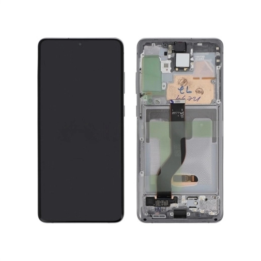 SAMSUNG DISPLAY G985F / G986B S20 PLUS WITH FRAME (excl. cam) GREY