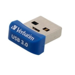 VERBATIM PEN DRIVE 64 GB STORE 'N' STAY NANO USB-A 3.2 GEN1 (98711) BLU
