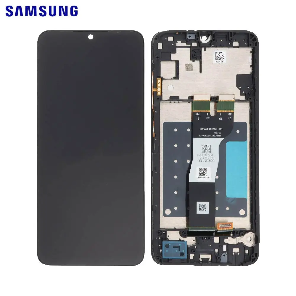 SAMSUNG DISPLAY A057 A05s 2023 BLACK With Frame LCD + SUP BOARD