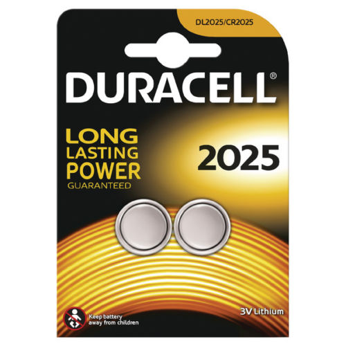 DURACELL BATTERIE CR2025 3V LITIO 2PZ