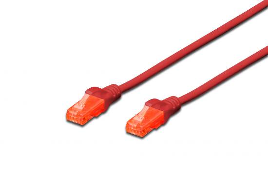 DIGITUS CAVO DI RETE CAT.6E 1MT ROSSO (DK1617010R)