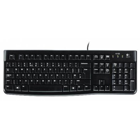 LOGITECH TASTIERA K120 USB BLACK OEM (920-002517)