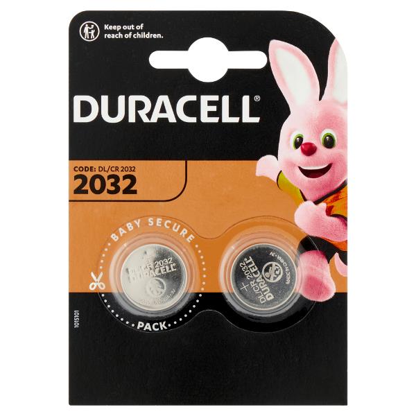 DURACELL BATTERIE CR2032 3V LITIO 2PZ (CR2032 DURB1)