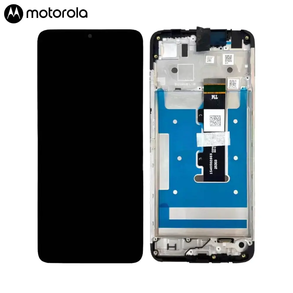 MOTOROLA DISPLAY  MOTO G06 POWER DISPLAY WITH FRAME BLACK