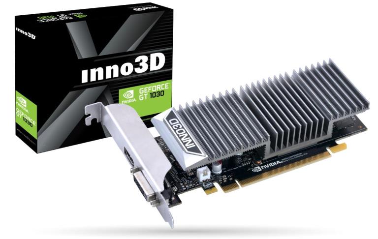 INNO3D SCHEDA VIDEO GEFORCE GT1030 0DB (N1030-1SDV-E5BL) 2 GB PCI-E