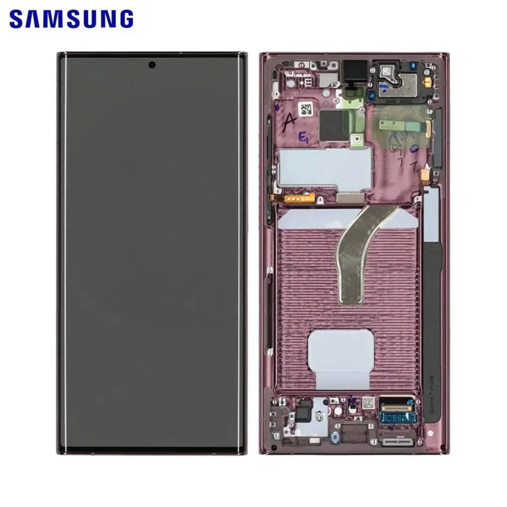 SAMSUNG DISPLAY SM-S908 S22 Ultra 2022 BURGUNDY REFURBISHED