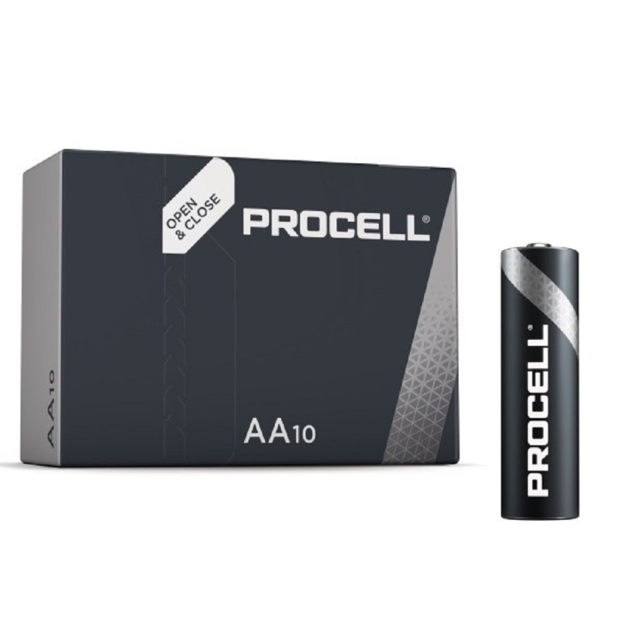 DURACELL BATTERIE PROCELL ALKALINE AA10 1.5V MN1500 (10 PEZZI)