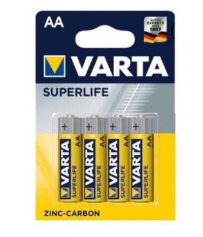 VARTA BATTERIE STILO SUPERLIFE AA CONF.4 PZ