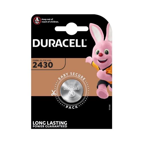 DURACELL BATTERIA BOTTONE CR2430 3V LITIO BL1 (DUR24563) 1PZ