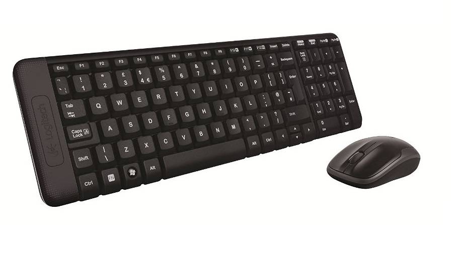 LOGITECH KIT MK220 TASTIERA + MOUSE WIRELESS NERA (920-003721)