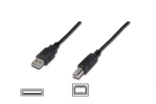 DIGITUS CAVO USB 2.0 A-B 1.8MT (AK300102018S)