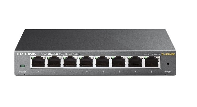 TP-LINK SWITCH RETE 8 PORTE 10/100/1000 TL-SG108E
