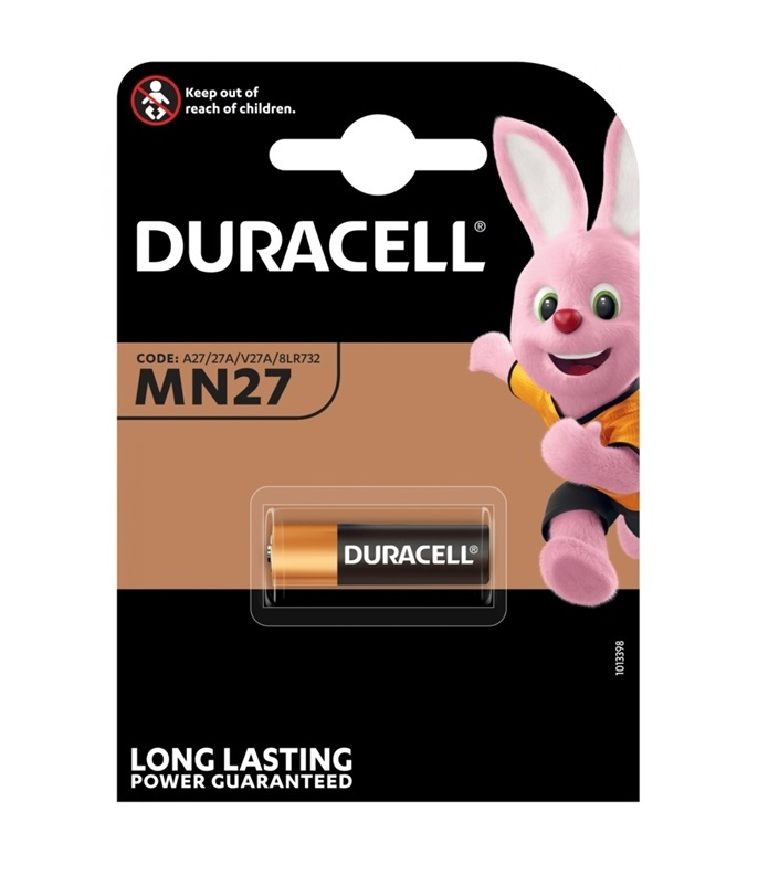 DURACELL BATTERIE ALCALINE 12V MN27 BL1 DUR27 (A27)